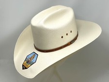 STETSON STANHOPE 10X SHANTUNG STRAW COWBOY HAT