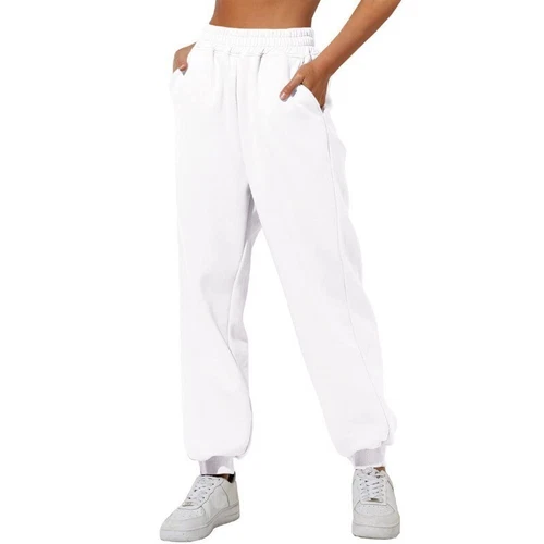 Womens Joggers Tracksuit Bottoms Closed Hem Soft Ladies Trousers Jogging Pants - Picture 25 of 38