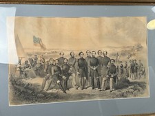 MILITARY CIVIL WAR 1861 JEFFERSON DAVIS GENERALS OF THE CONFEDERATE ARMY