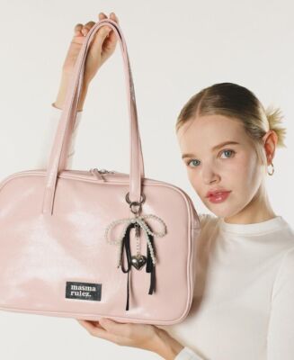 ★masmarulez★ 304 leather pouch shoulder bag Pink Masmarulez] Korean 304 Leather Pouch Shoulder Bag Pink | eBay