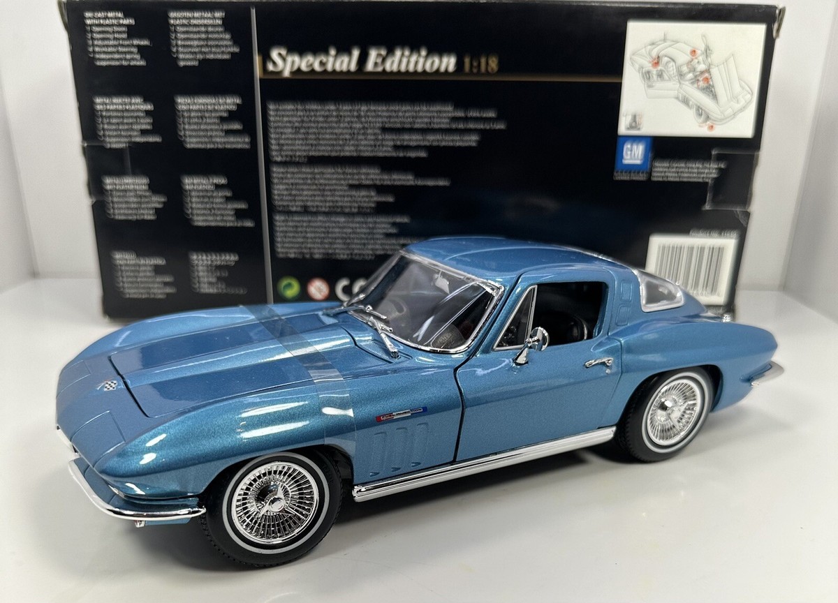 MAISTO 1/18 Scale 1965 Chevrolet Corvette “Blue Version” | eBay