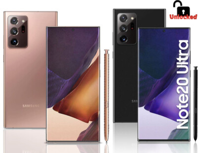 NEW SAMSUNG GALAXY NOTE 20 ULTRA 5G 512GB 128GB FACTORY UNLOCKED  SMARTPHONES