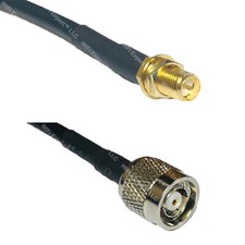 RFC240 RP-SMA FEMALE to RP-TNC MALE Coax RF Cable USA-Ship Lot