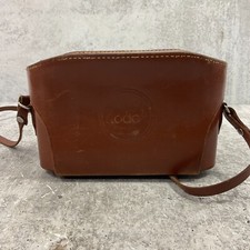 Vintage Kodak Leather Camera Case Brown w/ Strap