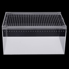 2.5 Gallon Magnetic Acrylic Large Enclosure Reptile Breeding Box Terrarium Cage