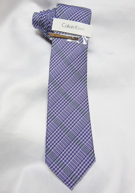 calvin klein silk tie