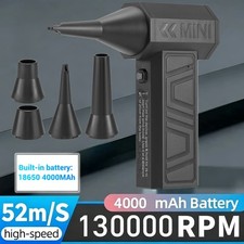 130000 RPM Turbo Blower Jet Fan Violent Turbofan Brushless Motor Rechargeable