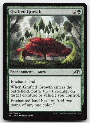 Grafted Growth #188 (NM) Kamigawa Neon Dynasty NEO Magic MTG