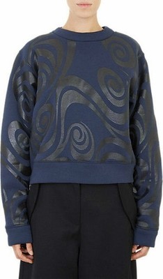 NEW Acne Studios bird allover spiral print sweatshirt size XS