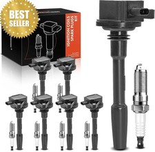 7x Bobine Accensione e Spine Iridio per Ford F-150 5.0L 18-20 Mustang 20-24
