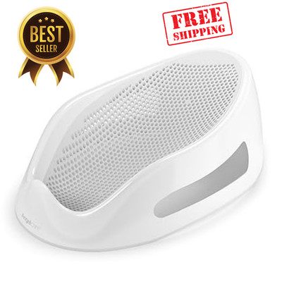 Angelcare Baby Bath Support (Gray) | Ideal for Babies Less than 6 Months Old