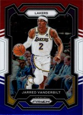 2023-24 Panini Prizm #202 Jarred Vanderbilt Prizms Red White and Blue