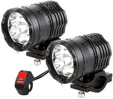 Motorcycle Driving Lights 12-60V 40W 3600LM LED Fog Lights for ATV UTV Bike C...