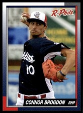 2019 Connor Brogdon Choice Minor League Rookie Card S2 Reading Phils Phillies