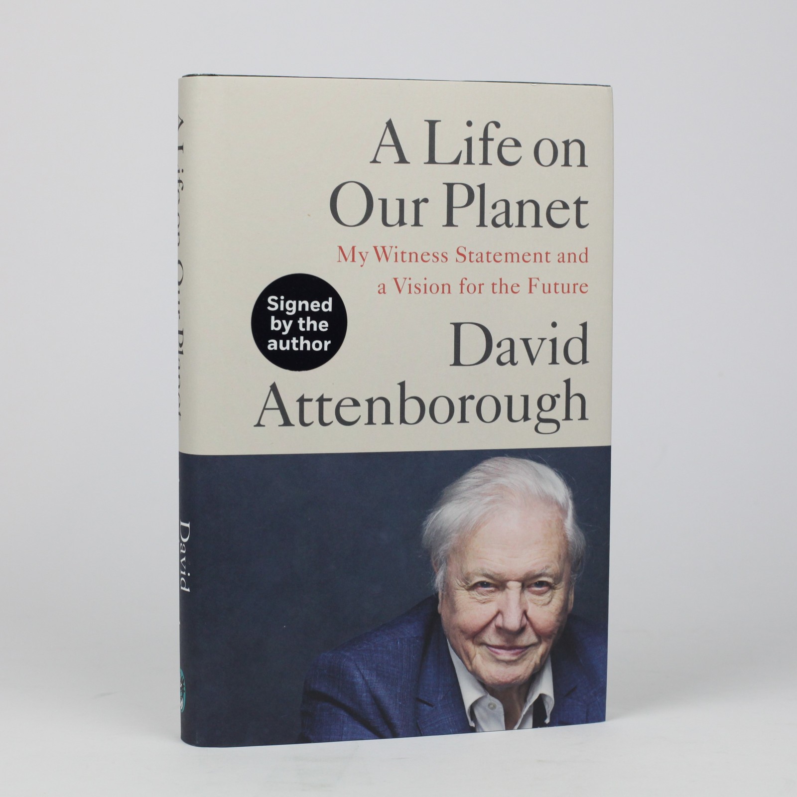 David Attenborough Signed A Life on Our Planet First Edition 1st Autograph 2020