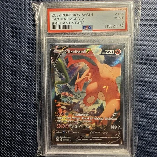Pokemon Charizard V 154/172 Brilliant Stars PSA 9