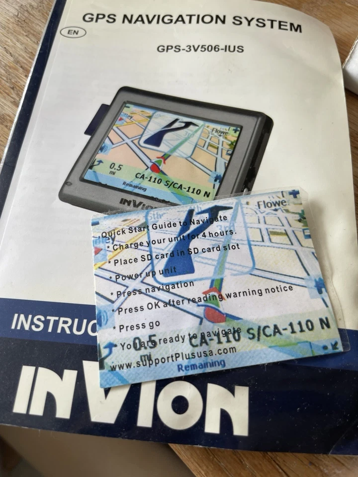 Vintage INVion GPS Navigation System: Works - Image 3 of 4