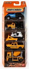 2026 Matchbox Construction Crew 5-Pack | Ram Work Truck INC | RANEC EQUIP. | FSB