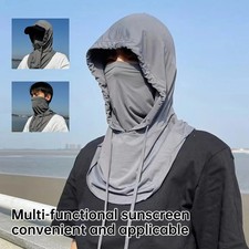3-in-1 Cooling Balaclava Face Mask Sun Face Shield UV Protection Full Head Hood