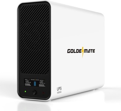 GOLDENMATE 1000VA 600W Lithium UPS Battery Backup