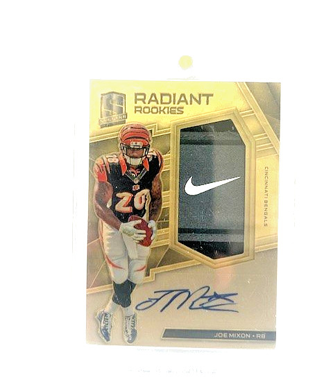 Joe Mixon Panini Spectra Radiant Rookie Patch Autograph #RRMJ Base