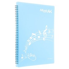 Sheet Music Folder Display 60 Pages Blue