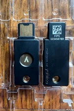 New YubiKey 4 FIPS USB-A 2FA MFA Security Key (1 Unit)