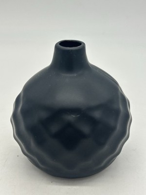 CB2 Crate & Barrel Studded Black Bud Vase