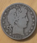 1915 P Barber Half Dollar. Low Philadelphia Mintage