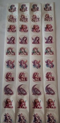 Stickers, Aufkleber 100 STK ,Einhorn,Dekorieren,Basteln