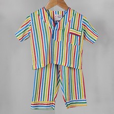 Tom N Jerry Vintage Circus Stripes Kid's Toddler Pajama Set  Size 2