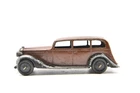 Vintage Original Dinky Toys 30D Vauxhall Saloon Brown Model Car