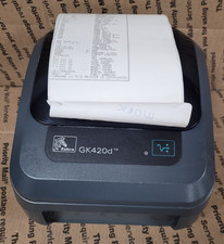 Zebra GK420d Direct Thermal Label Printer NO AC-ADAPTER GK42-202210-00QB-TESTED