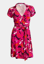 DVF Vibrant Eden Garden Pink Floral Jilda Two...