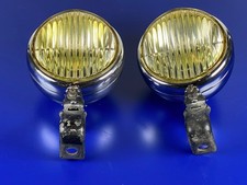 HELLA FOGLIGHTS YELLOW OLDTIMER VW BEETLE PORSCHE 356 MERCEDES BENZ VINTAGE