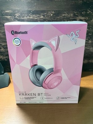 RAZER Kraken BT Kitty Edition Quartz Pink Bluetooth 5.0 Gaming Kopfhörer Neu