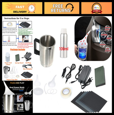 Car Headlight Restoration Kit - Scratch Repair Tool for Yellowing, Haze & Oxidat