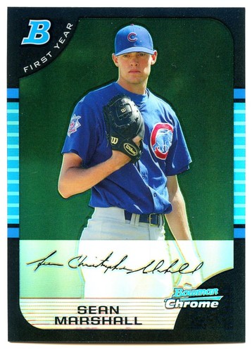 Sean Marshall [Refractor] #192 2005 Bowman Chrome card