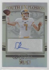 2022 Panini Select Draft Picks Silver Prizm Dustin Crum #YE-DRU Auto 0c6