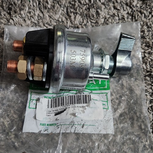 Cole Hersee 75908 Silver 2000 Amp Master Disconnect Switch NEW | eBay