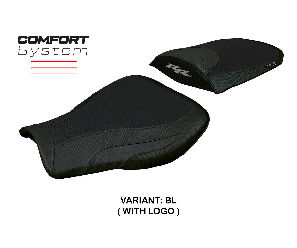 Seat cover Huelva Comfort Black + logo Tpz compatible HONDA CBR 600 RR 2007 2026