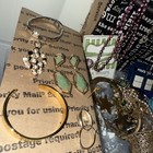 Vintage To Now Jewelry Junk Drawer  925  Hope Ring & CZ Earrings — photo 2