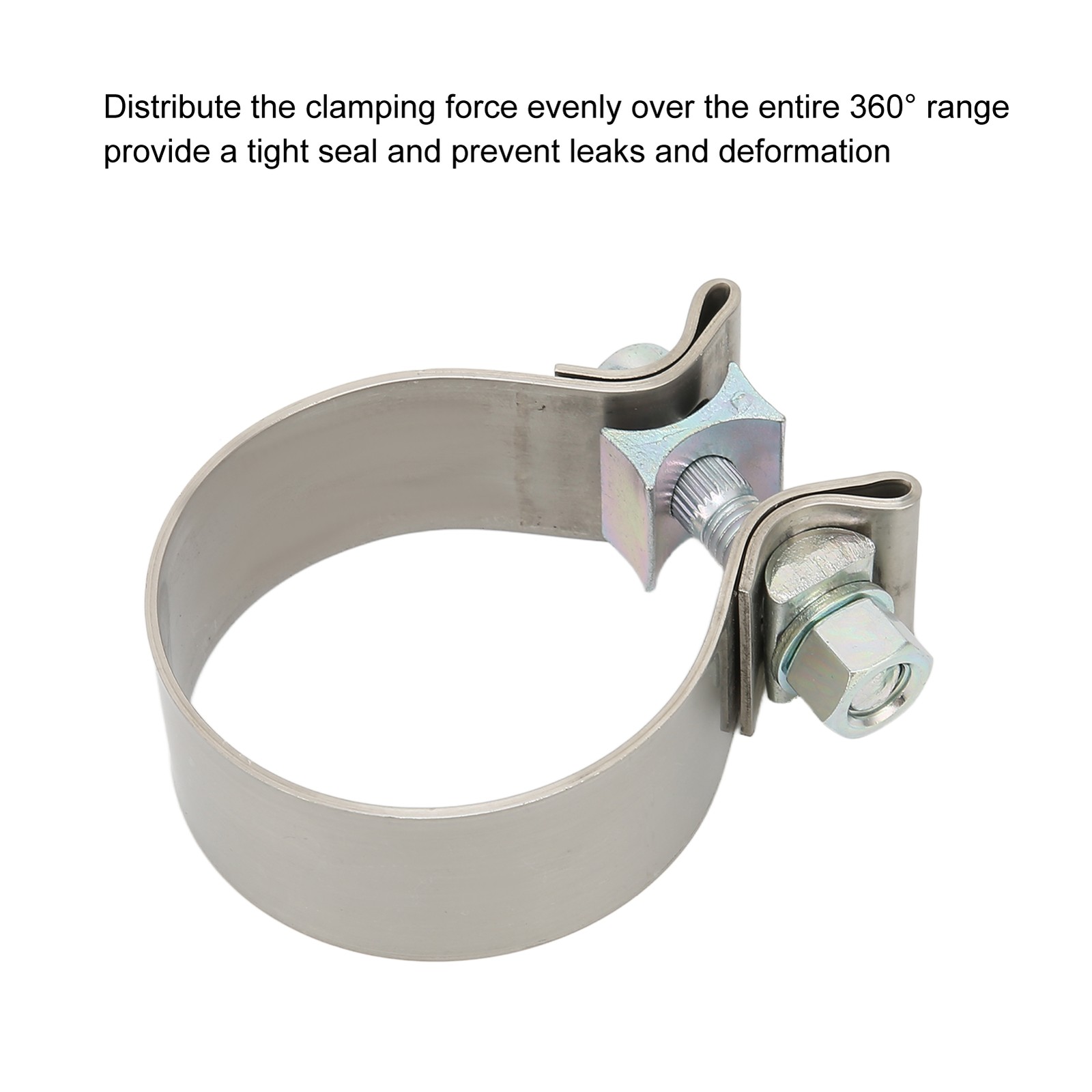 Universal Exhaust Band Seal Clamps Rustproof Muffler Clamp High Hardness For Dow