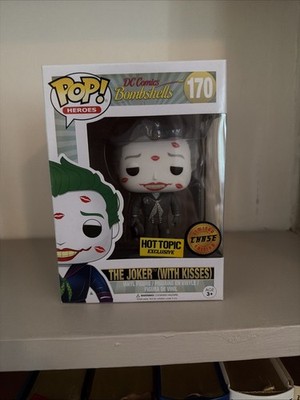 Funko POP! DC Bombshells Joker (With Kisses) #170 Hot Topic Exclusive Chase