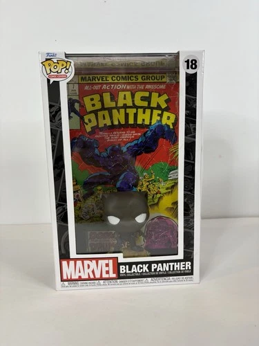 Funko Pop! Comic Book Cover with Case: Marvel - Black Panther #18