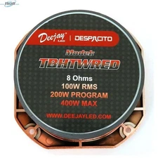 Deejay LED TBHTWRED Bullet Tweeter Red