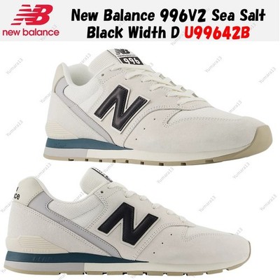 New Balance 996V2 Sea Salt Black Width D U99642B Men's Size