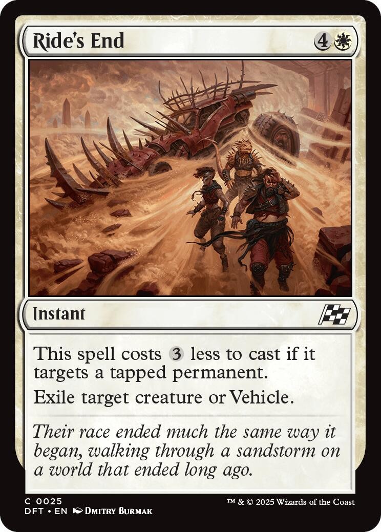 Ride's End [DFT - 25] Common NM Aetherdrift