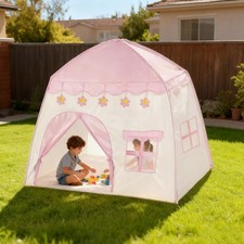 Children Kids Play Tent Fairy Princess Girls Boys Hexagon Playhouse House New