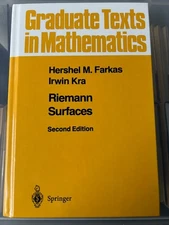 RIEMANN SURFACES - FARKAS & KRA - NEW HARDBACK - SPRINGER GTM